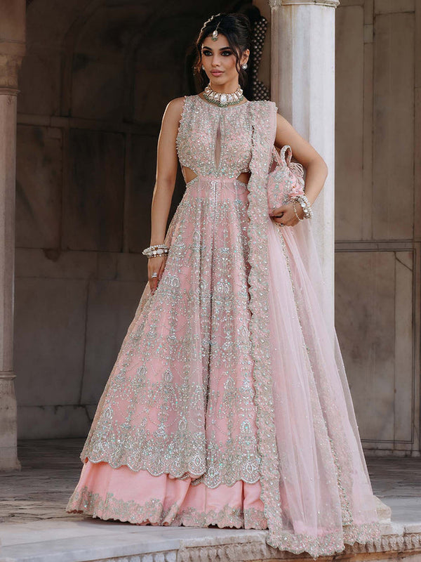 Minal Khan- Haseens || Raw Silk Fabric || Wedding Dress –  Designerstudioofficial